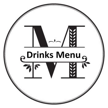 drinks menu text