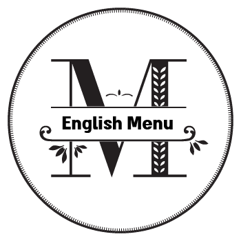 english menu text